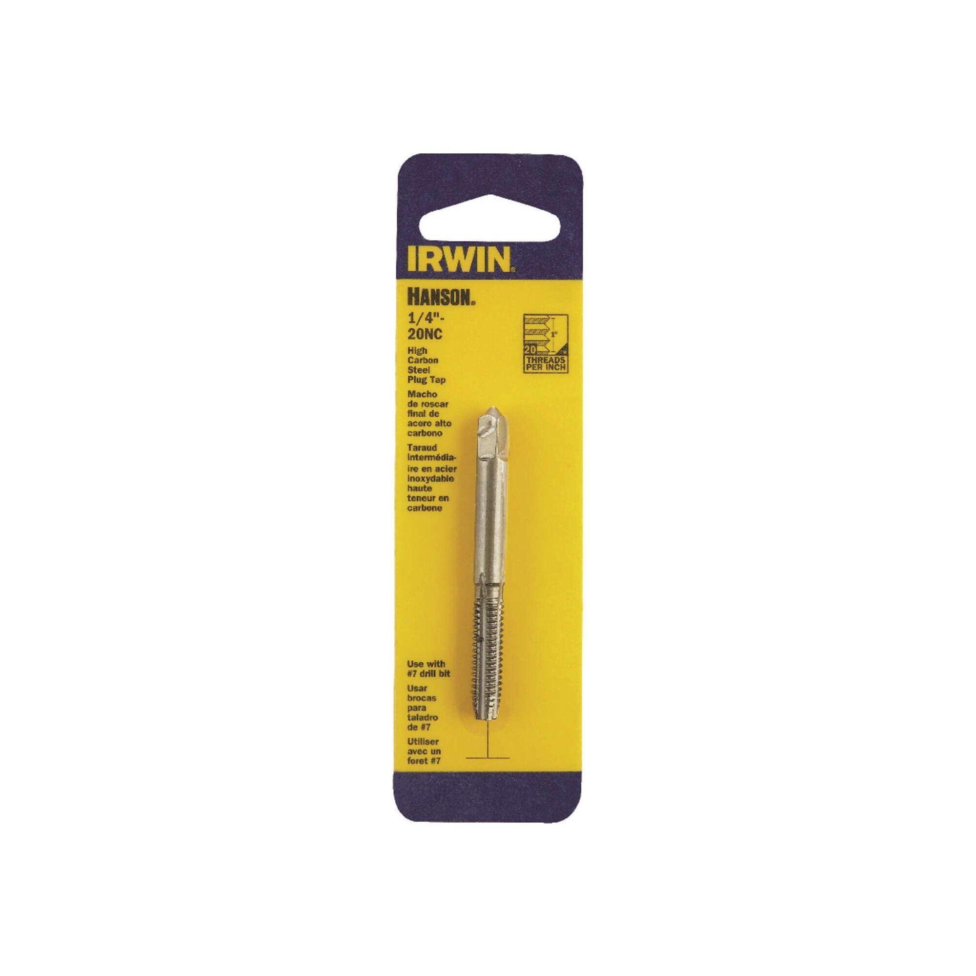 8120 IRW Plug - 1/4" - 20 NC, H.C.S. Tap - Carded