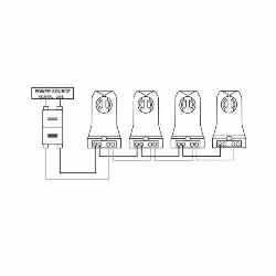 KT-SOCKET-T8-U-S KEYTECH NON-SHUNTED SHORT T8 SOCKET WITH PUSH-THROUGH WITH NUB