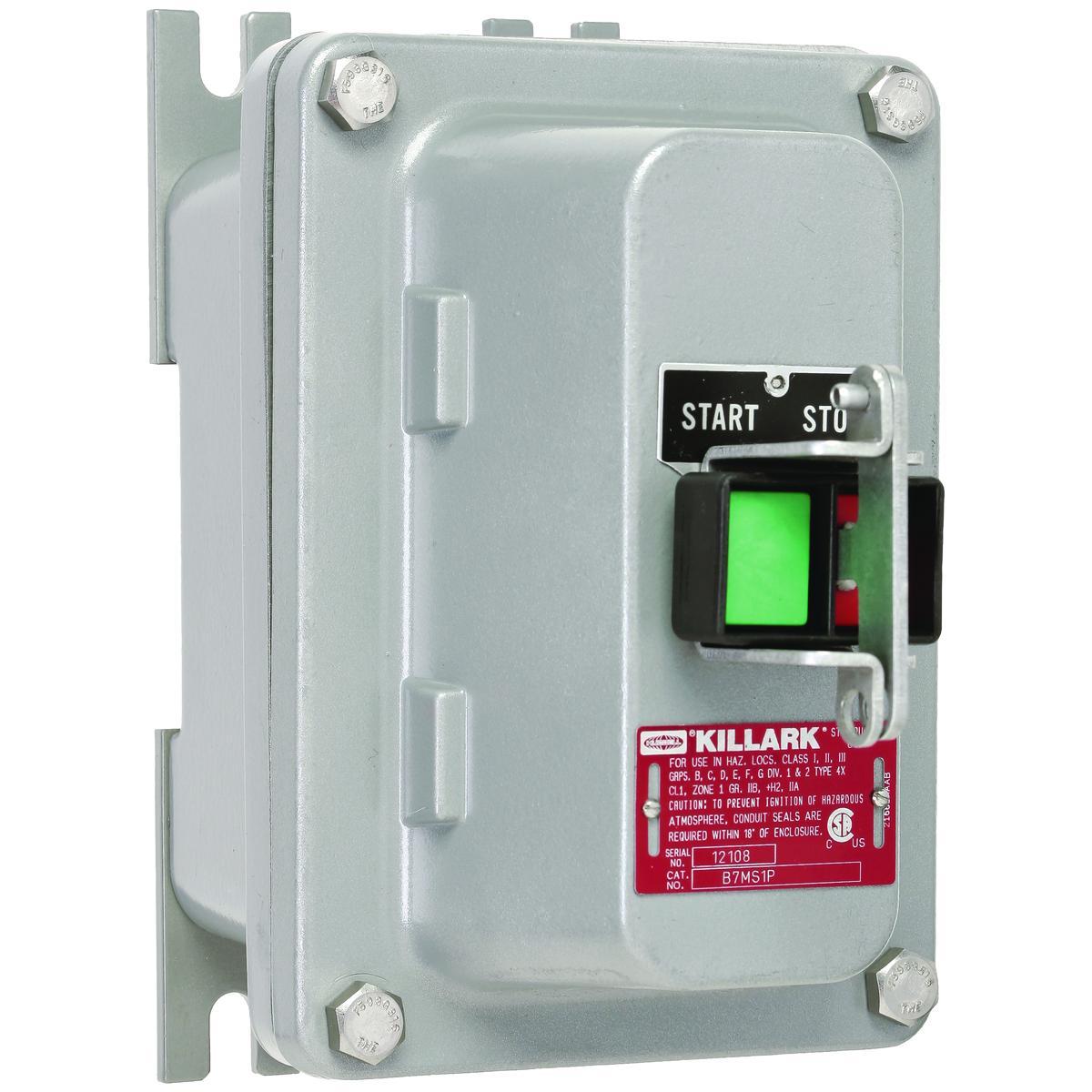 B7MS1PS-6 KILLARK B7 SERIES STRTR ENCL PB IEC SQD 7.5HP
