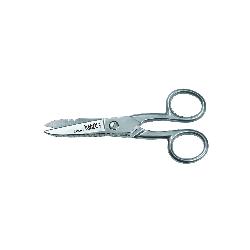2100-9 KLEIN STAINLESS STEEL ELECTRICIANS SCISSORS STRIPPING NOTCHES