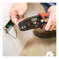 3005CR KLEIN RATCHET WIRE CRIMPER, 10 TO 22 AWG