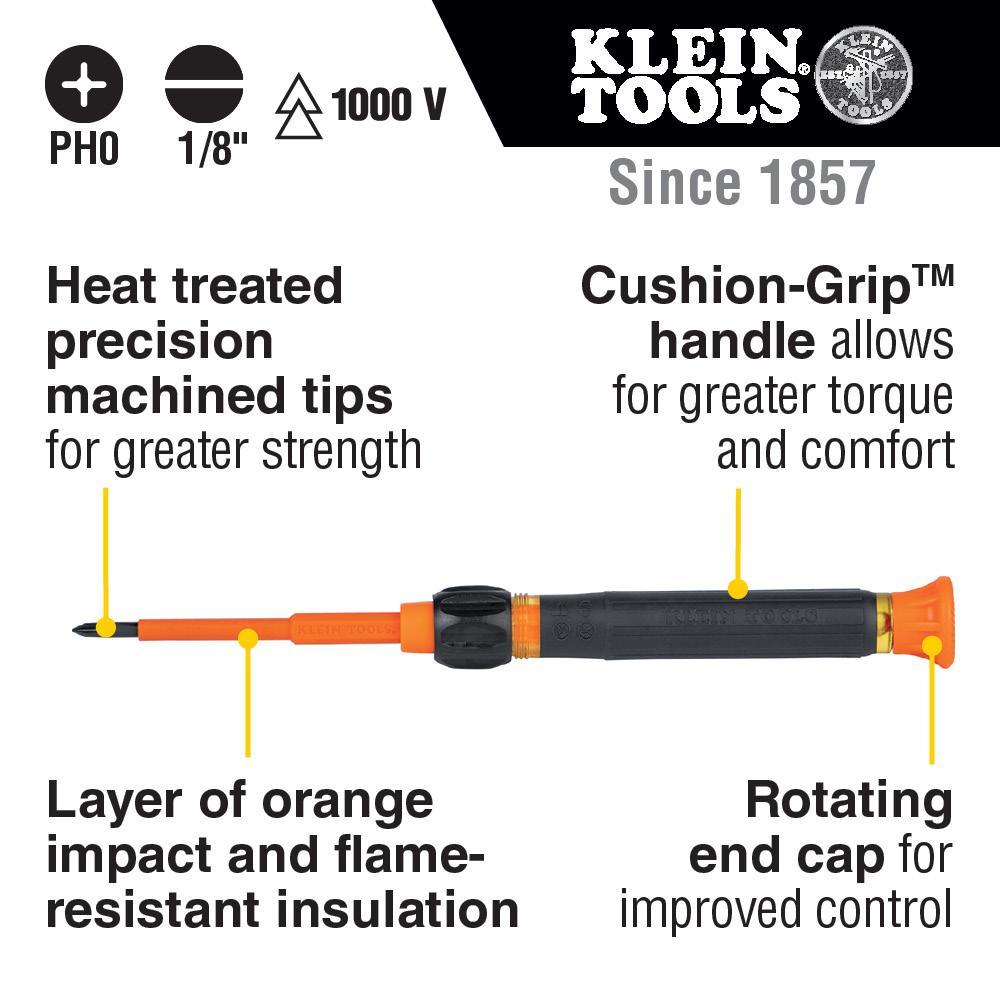 32581INS KLEIN 2-IN-1 INSULATED SCREWDRIVER
