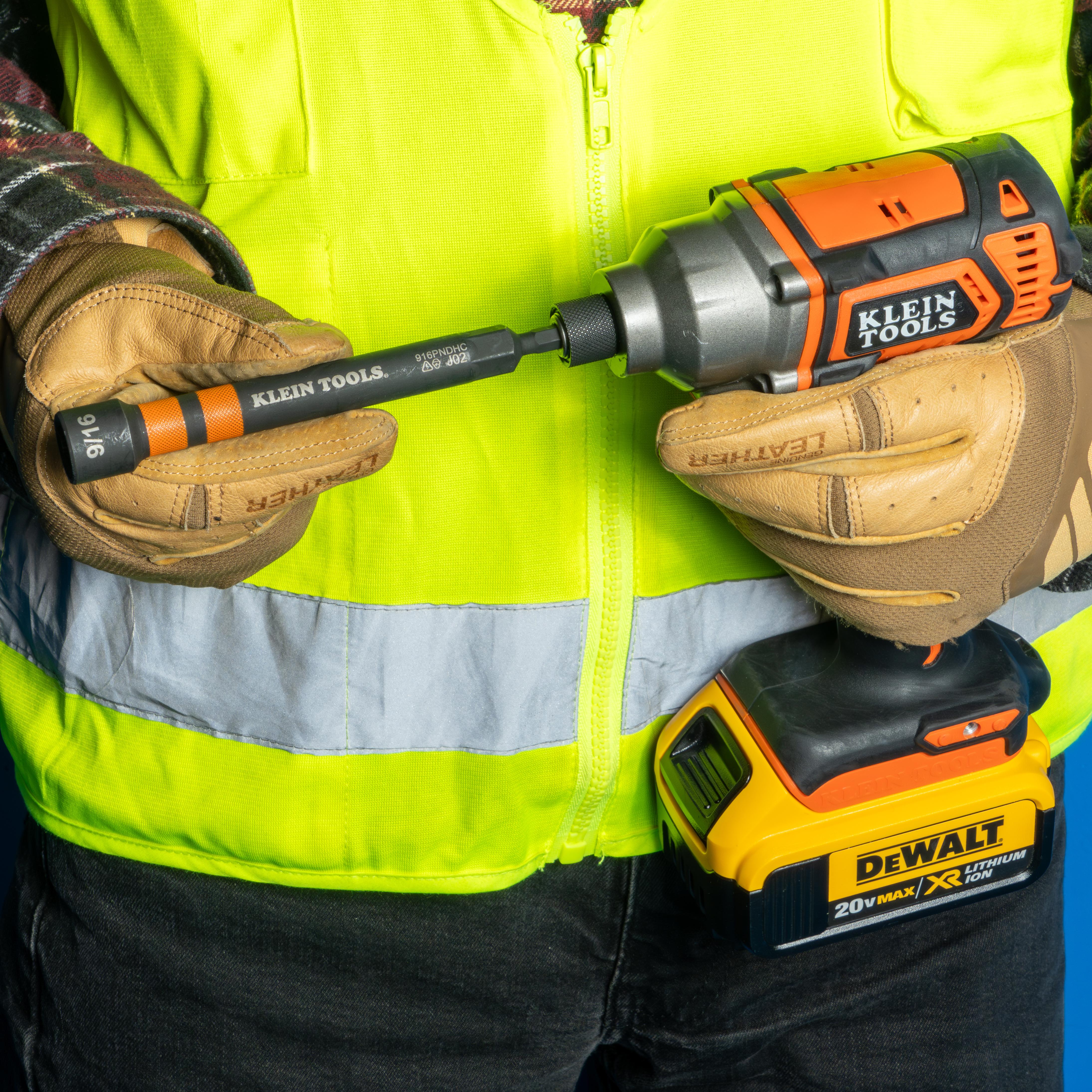 32950 KLEIN 6 PC NUT DRIVER SET, RATCHET HANDLE