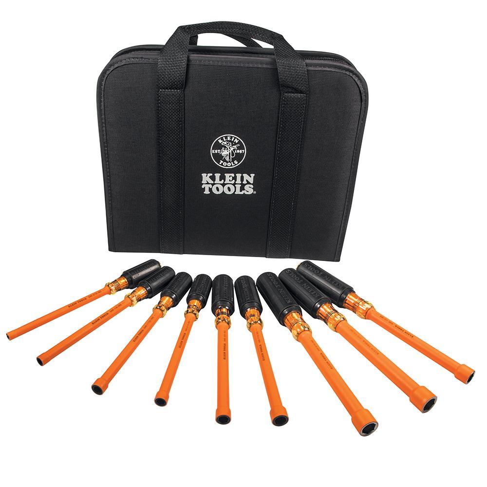 33524 Cushion-Grip Insulated Nut Driver Kit, 6" Shaft KLEIN