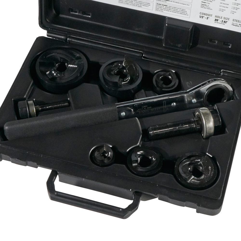 53732-SEN KLE 1/2"-2" KNOCKOUT PUNCH SET w/WRENCH