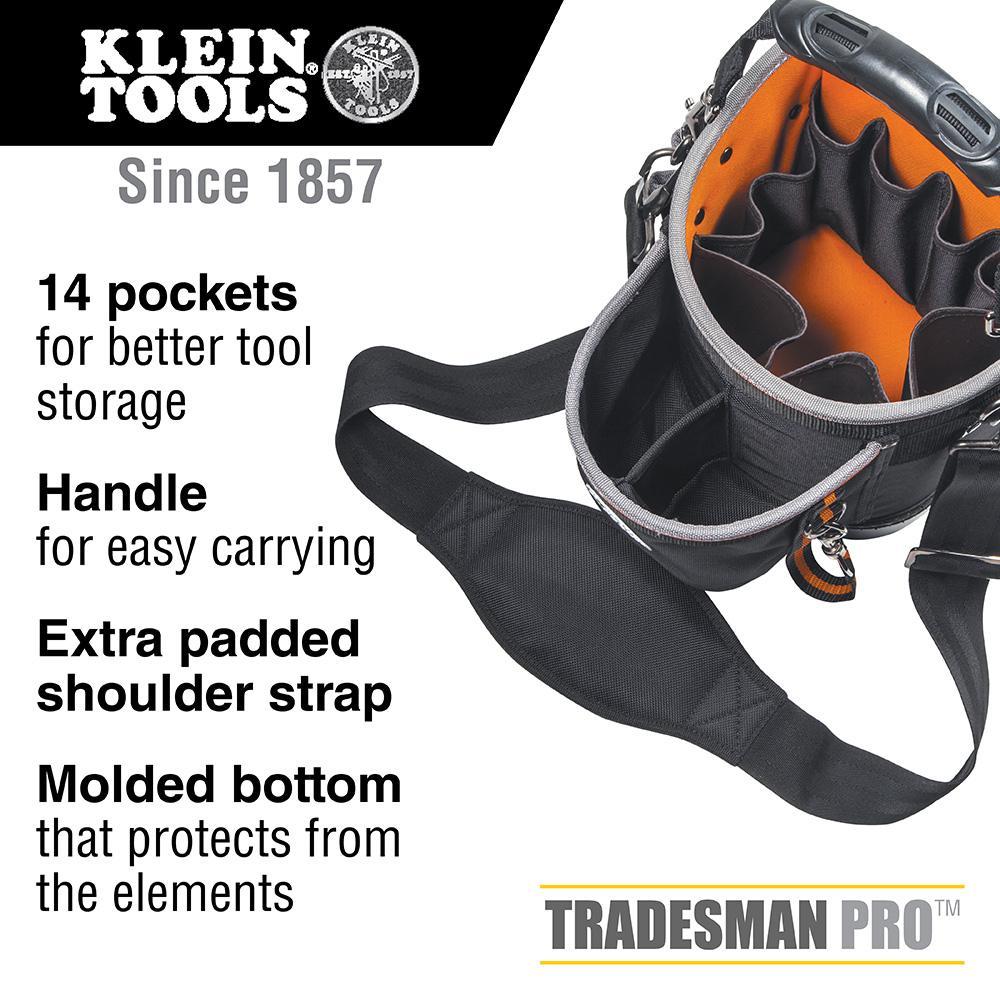 55419SP-14 KLEIN TRADESMAN PRO ORGANIZER SHOULDER POUCH