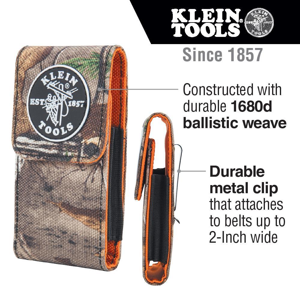 55564 KLEIN CAMO PHONE HOLDER, EXTRA-LARGE