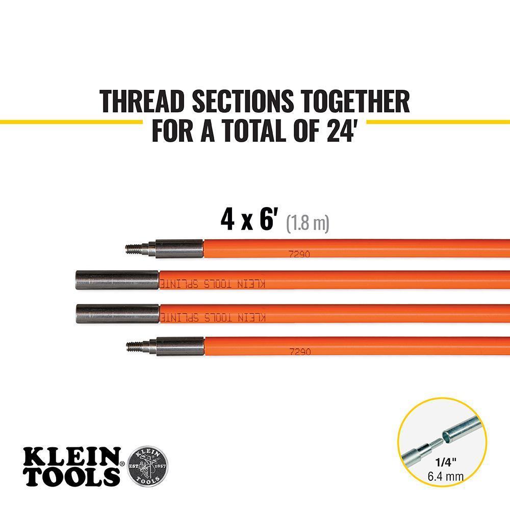 56324 KLEIN 24' (7.3 M) LO-FLEX FISH ROD SET