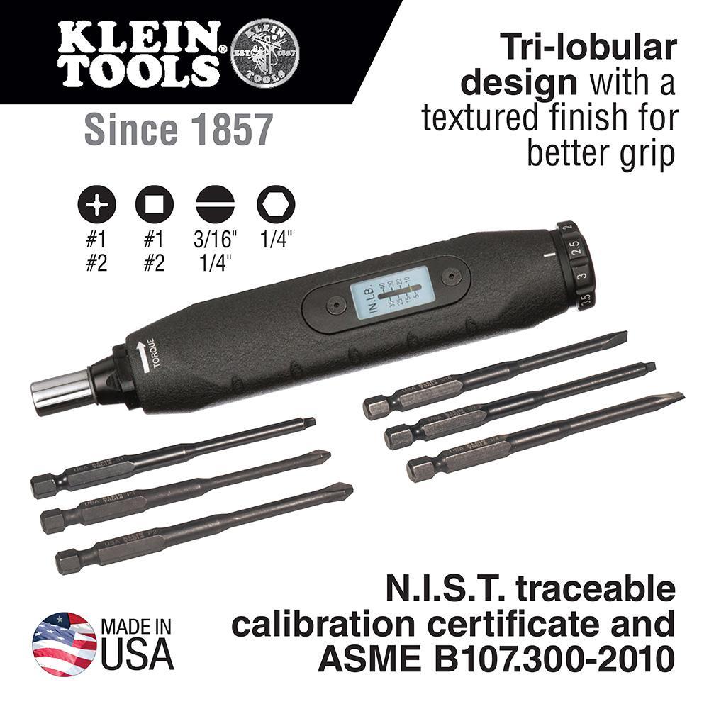 57032 KLEIN TORQUE SCREWDRIVER SET