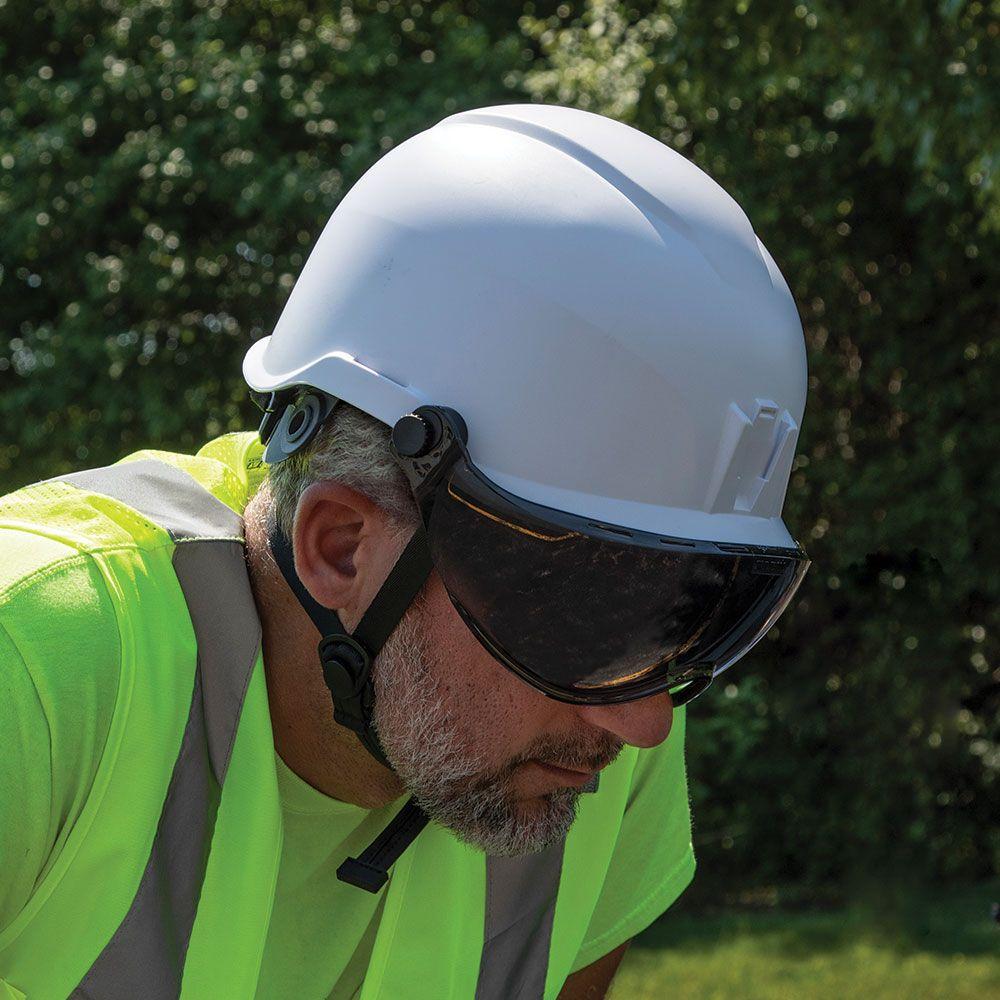 KLEIN 60145 SAFETY HELMET, NON-VENTED, WHITE