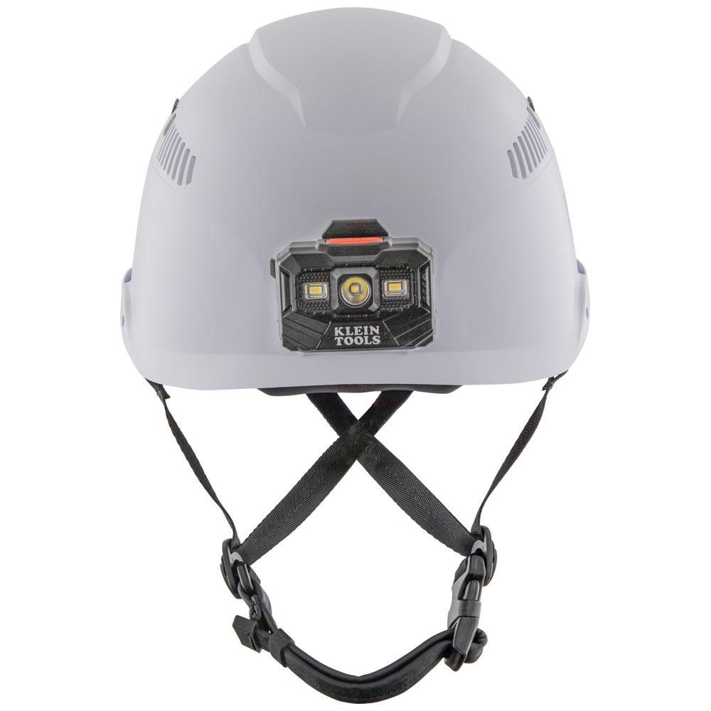60150 KLEIN SAFETY HELMET, WHITE W/VENTS, LIGHT