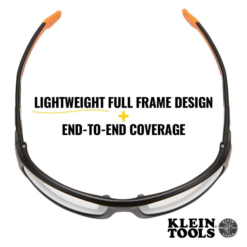 60163 KLEIN PRO SAFETY GLASSES, FULL FRAME, CLR