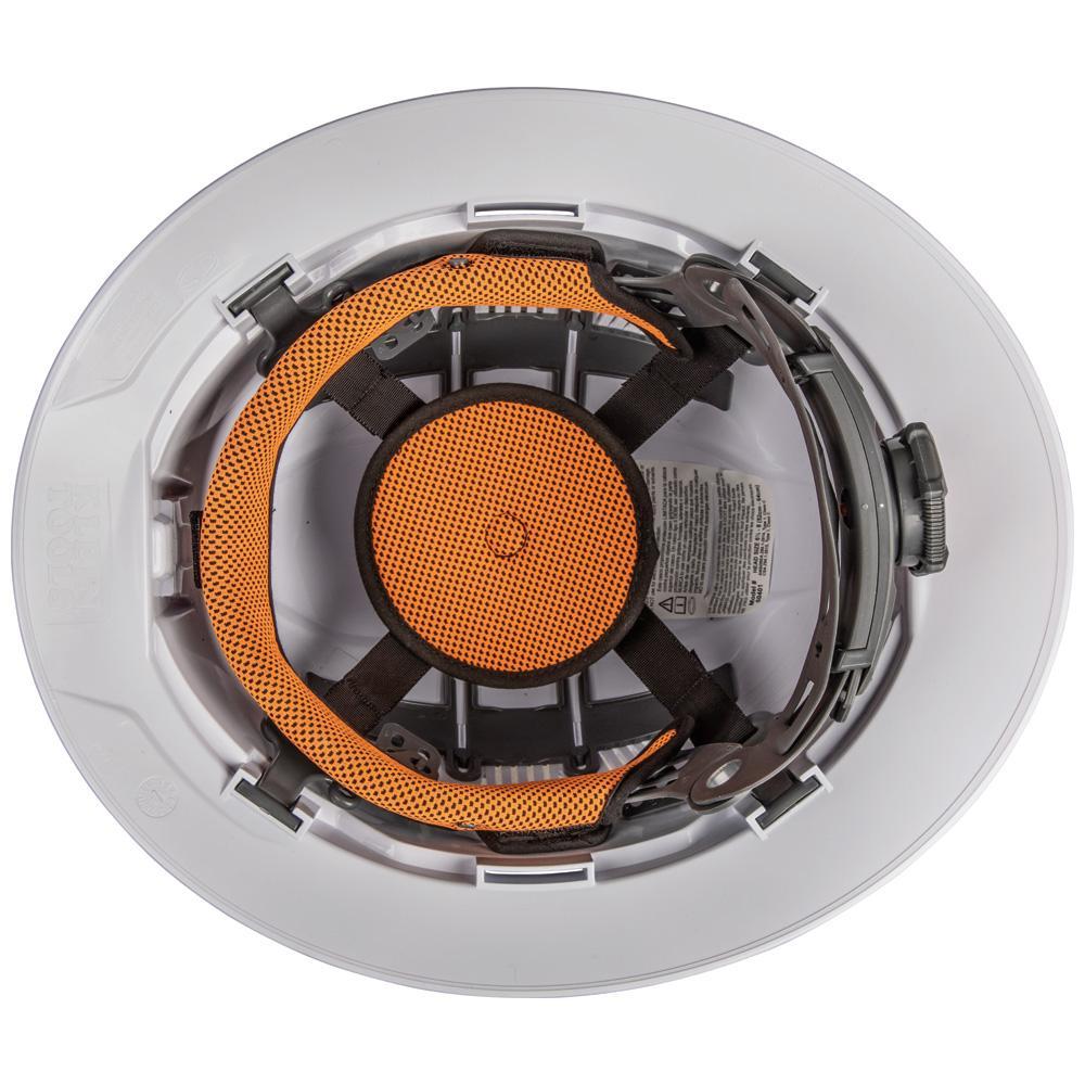 60407RL KLEIN HARD HAT, VENTED BRIM W/HEADLAMP