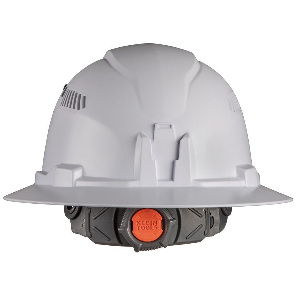 60407RL KLEIN HARD HAT, VENTED BRIM W/HEADLAMP