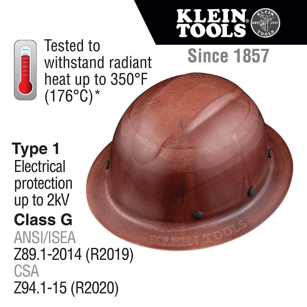 60452 KLEIN HIGH TEMP FULL BRIM HARD HAT