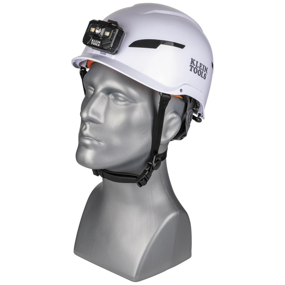 60525 KLEIN SAFETY HELMET, CLASS E, W/LAMP