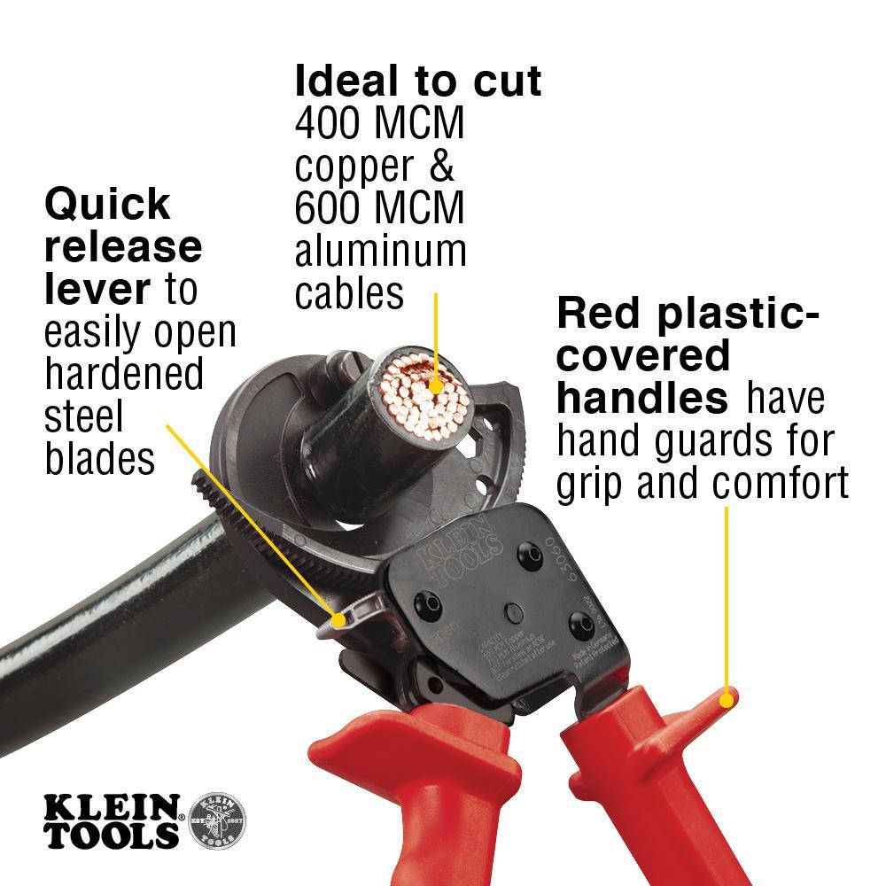 63060 KLE RATCHETING CABLE CUTTER