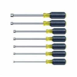 647M KLE NUT DRIVER SET 7 PC MAGNETIC 6" HOLLOW SHAFT CUSHION GRIP