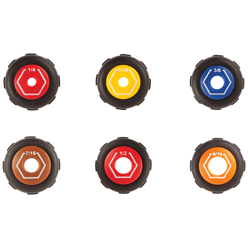 65411 KLEIN COLOR CODED NUT DRIVER SET, 6 PC ZZZZ