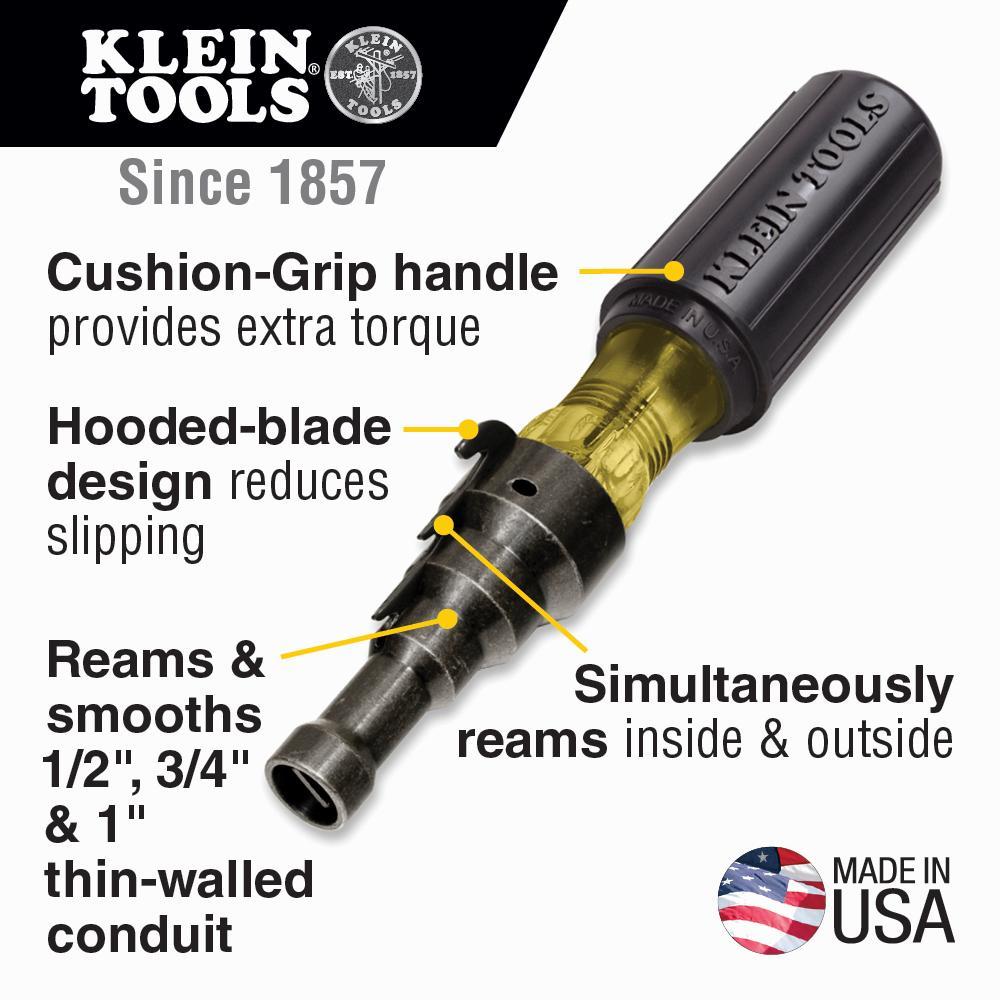 85191 KLE CONDUIT-FITTING AND REAMING SCREWDRIVER