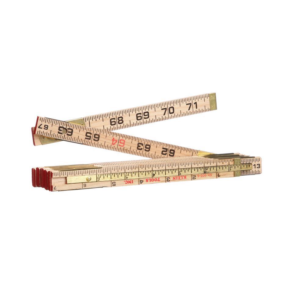 905-6 KLE 6 FT WOOD RULE 09264486310