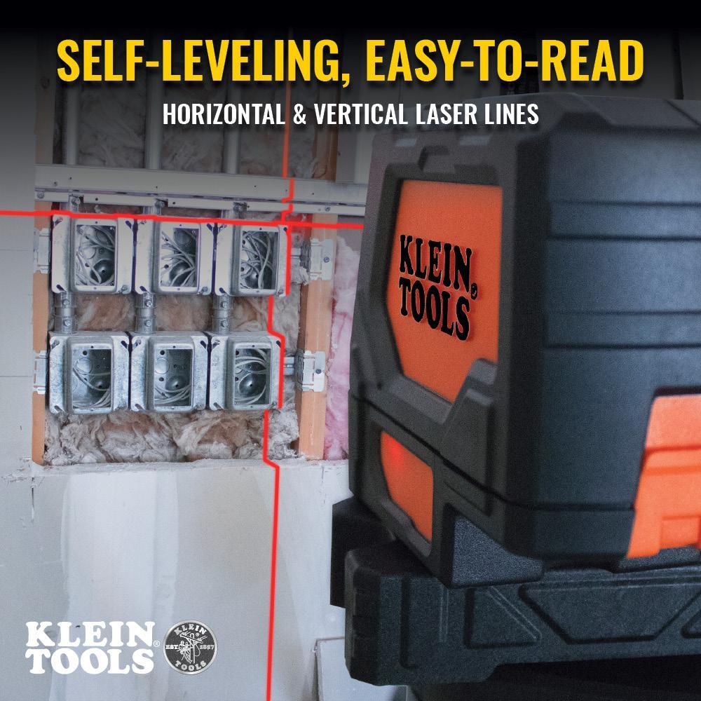 93LCLS KLEIN SELF-LEVEL CROSS-LINE LASER W/SPOT