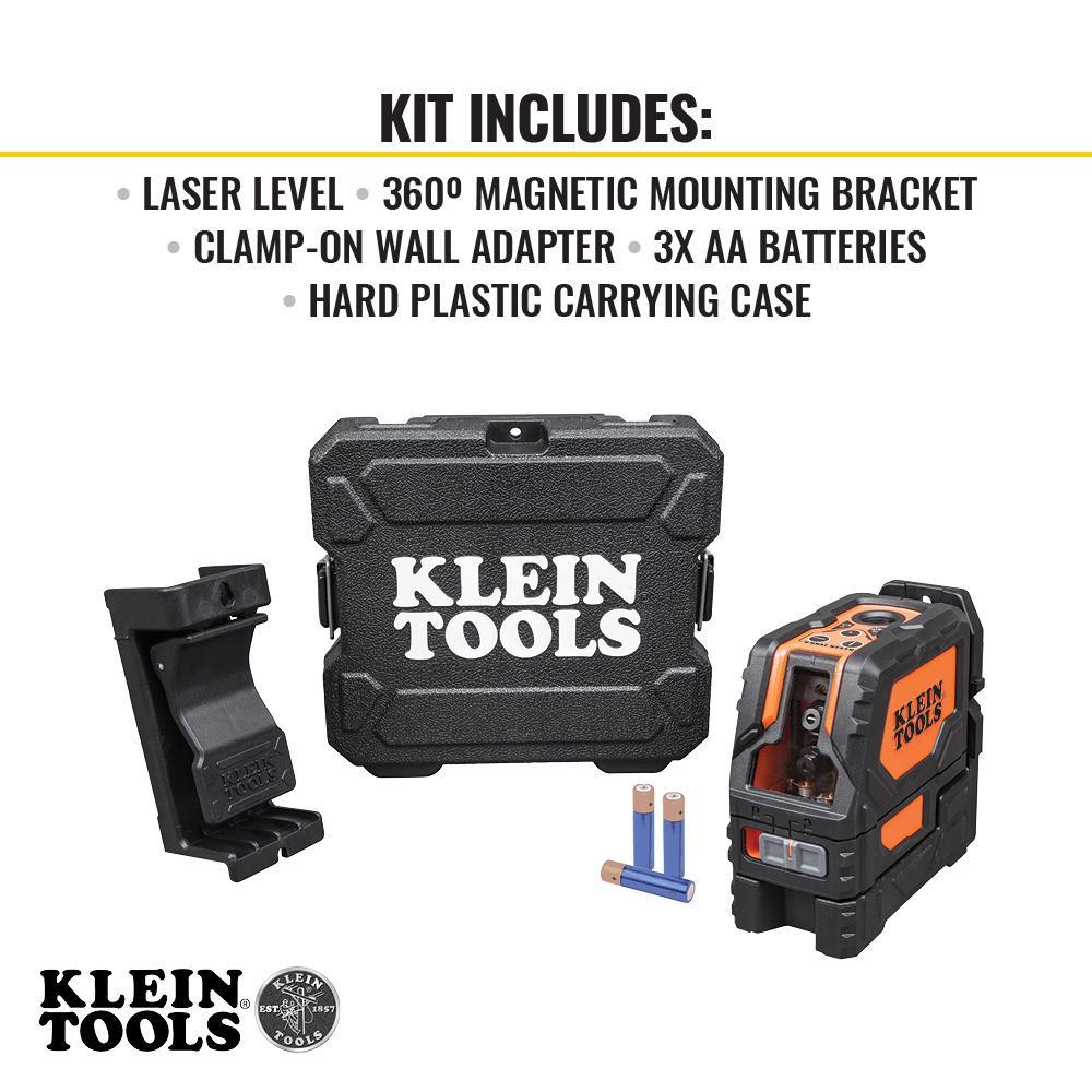 93LCLS KLEIN SELF-LEVEL CROSS-LINE LASER W/SPOT