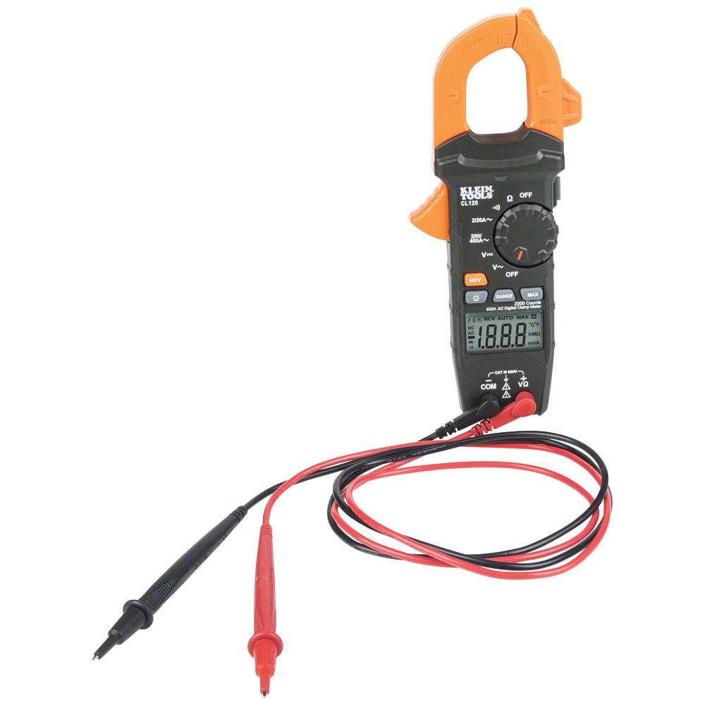CL120 KLEIN DIGITAL CLAMP METER AC AUTO-RANGING 400A