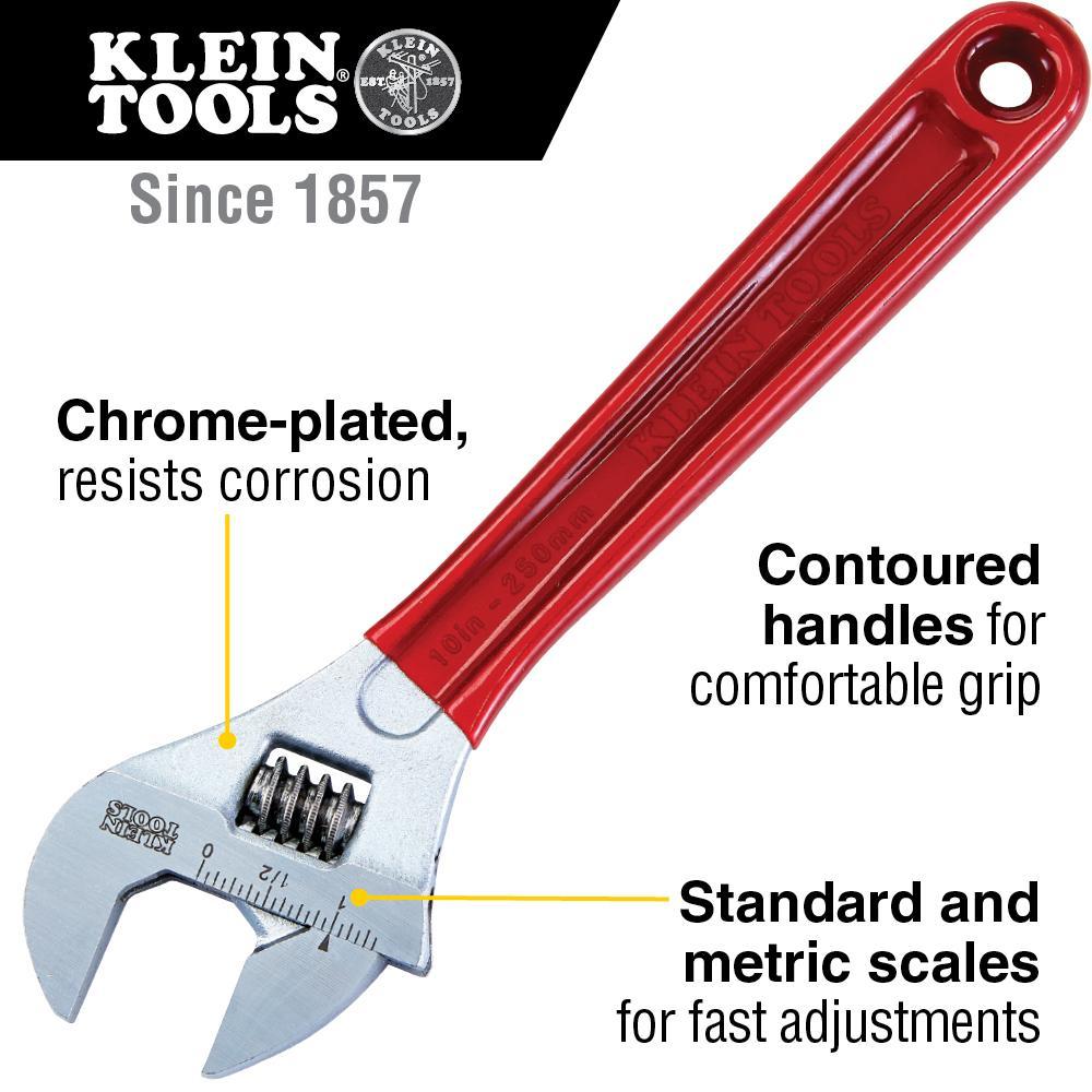 D507-10 KLE EXTRA CAPACITY ADJUSTABLE WRENCH