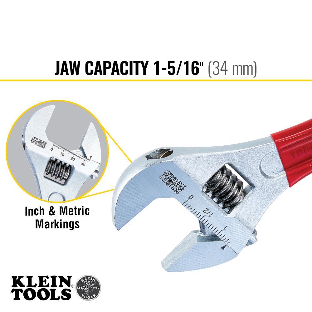 D507-10 KLE EXTRA CAPACITY ADJUSTABLE WRENCH