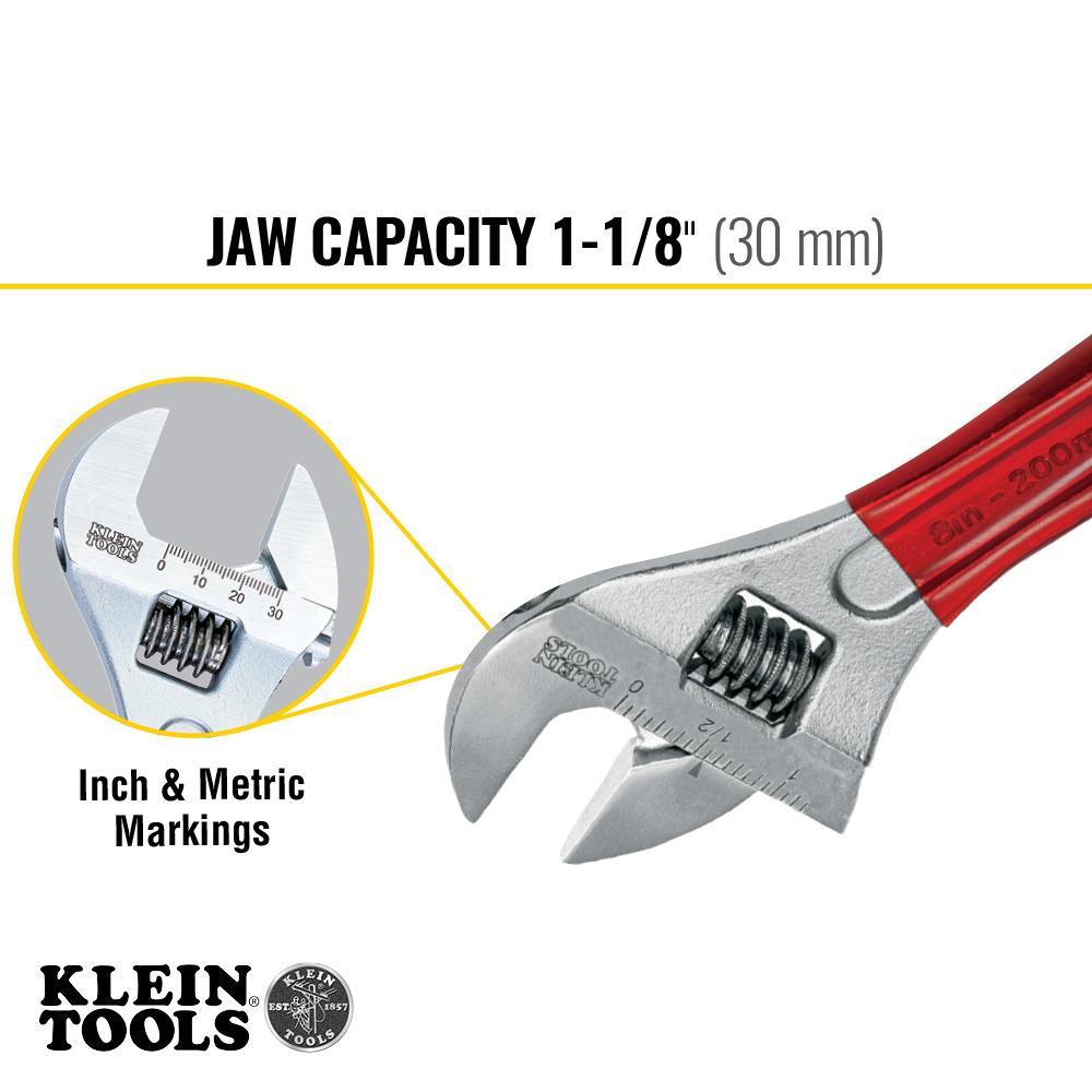 D507-8 KLE EXTRA CAPACITY ADJUSTABLE WRENCH