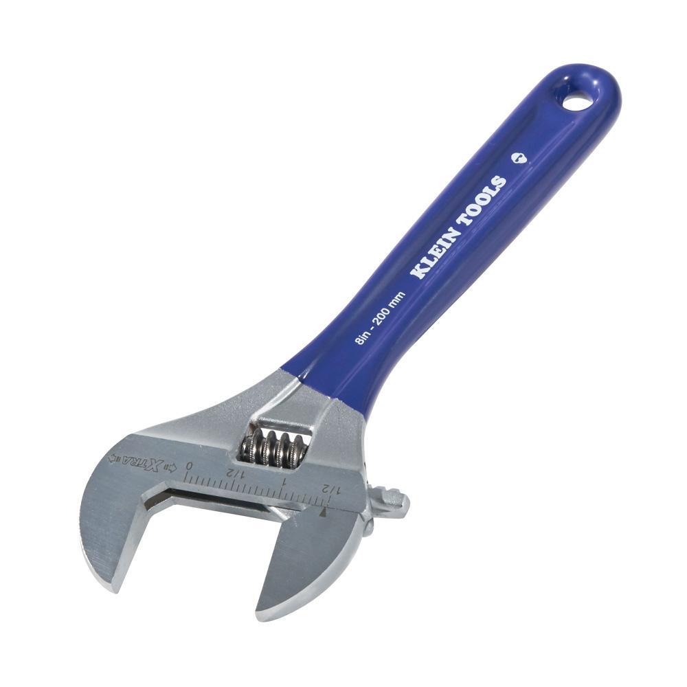 D509-8 KLEIN EXTRA-WIDE JAW 8'' (203 MM) ADJUSTABLE WRENCH