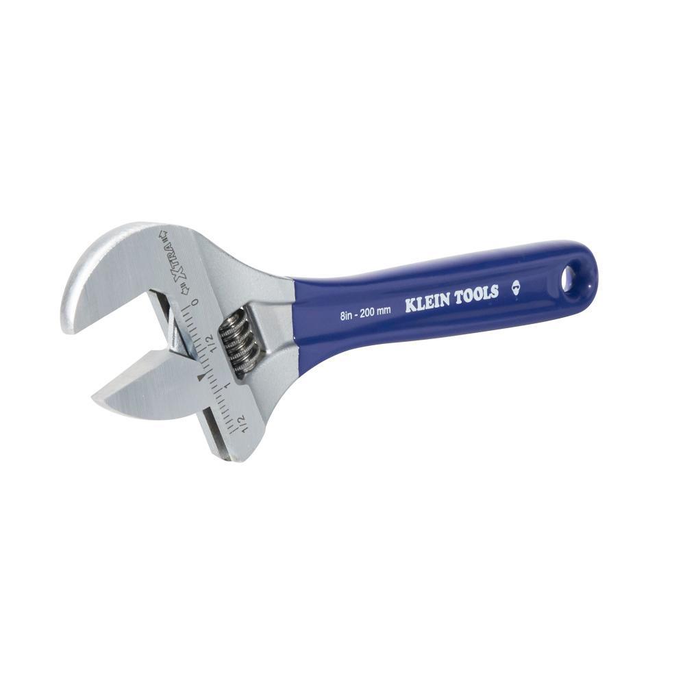 D509-8 KLEIN EXTRA-WIDE JAW 8'' (203 MM) ADJUSTABLE WRENCH