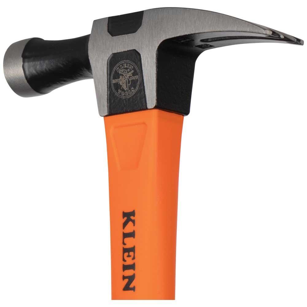 H80718 KLEIN STRAIGHT-CLAW HAMMER, 18 OZ, 15"