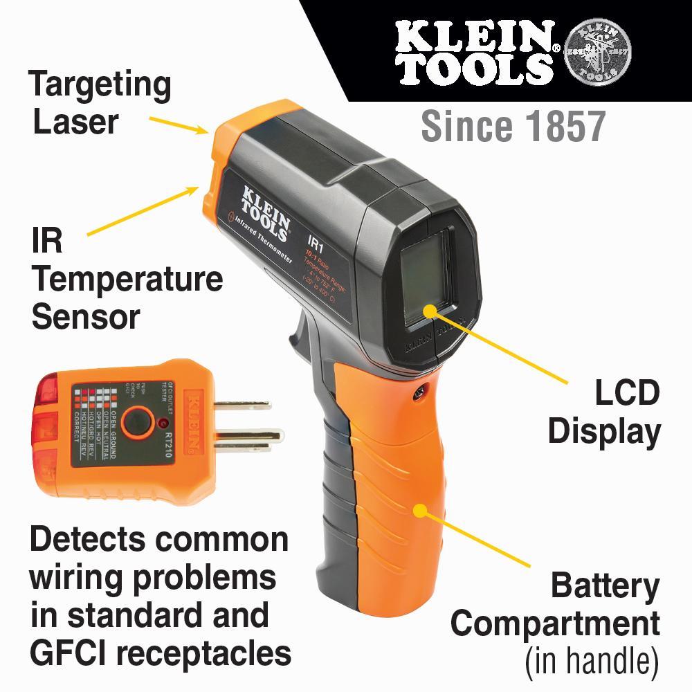 IR1 KLEIN INFRARED THERMOMETER WITH LASER