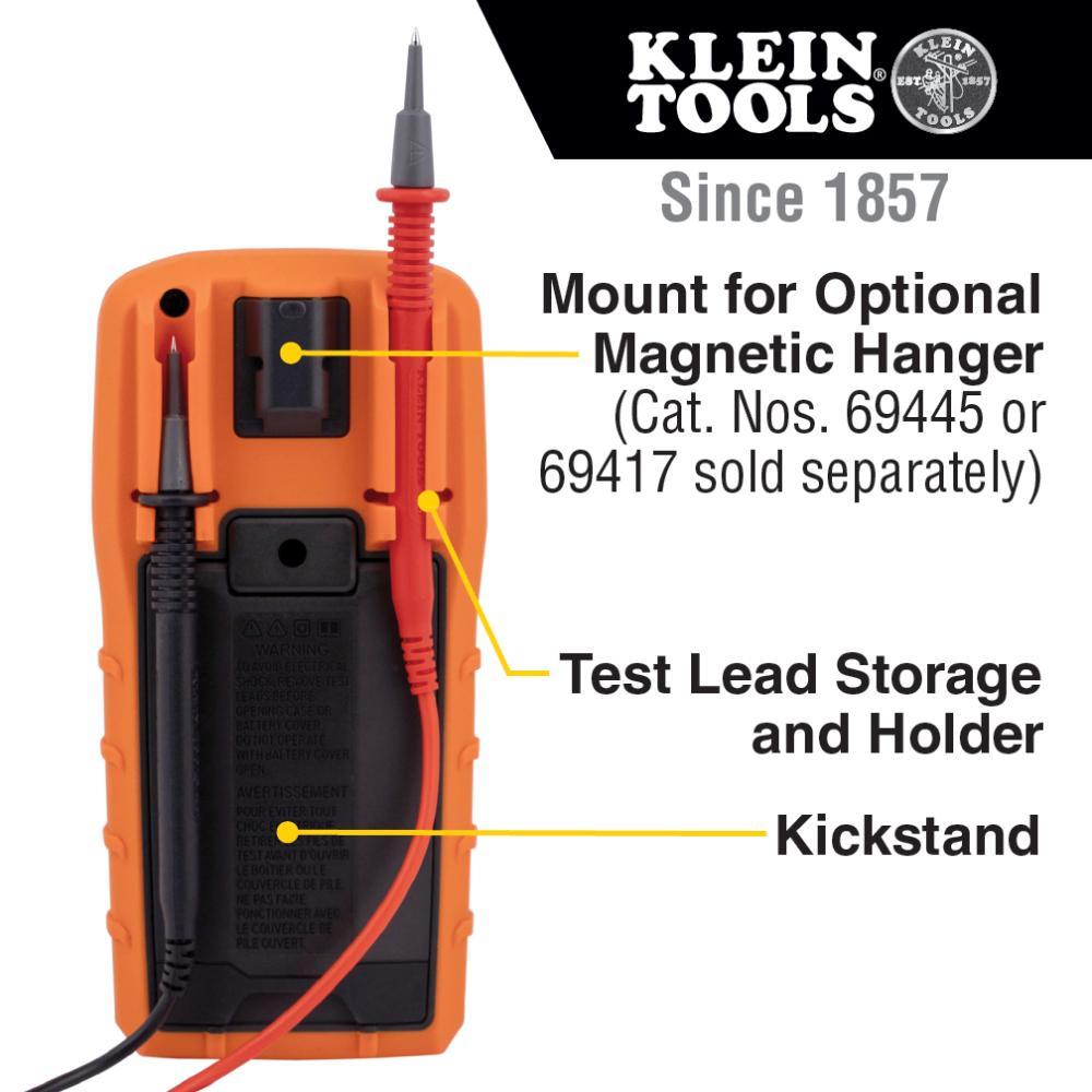 MM720 KLEIN DIGITAL MULTIMETER, TRMS AUTO 1000V