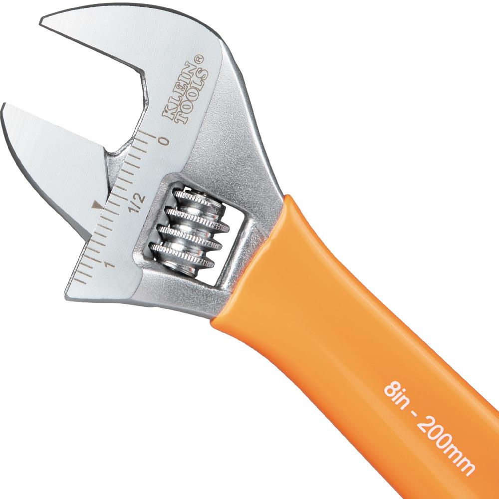 O5078 KLEIN EXTRA-CAPACITY ADJ WRENCH, 8"