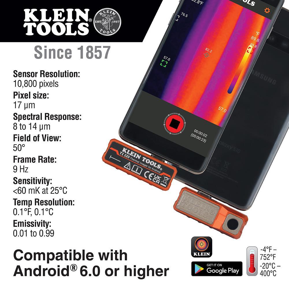 TI220 KLEIN THERMAL IMAGER FOR ANDROID DEVICES