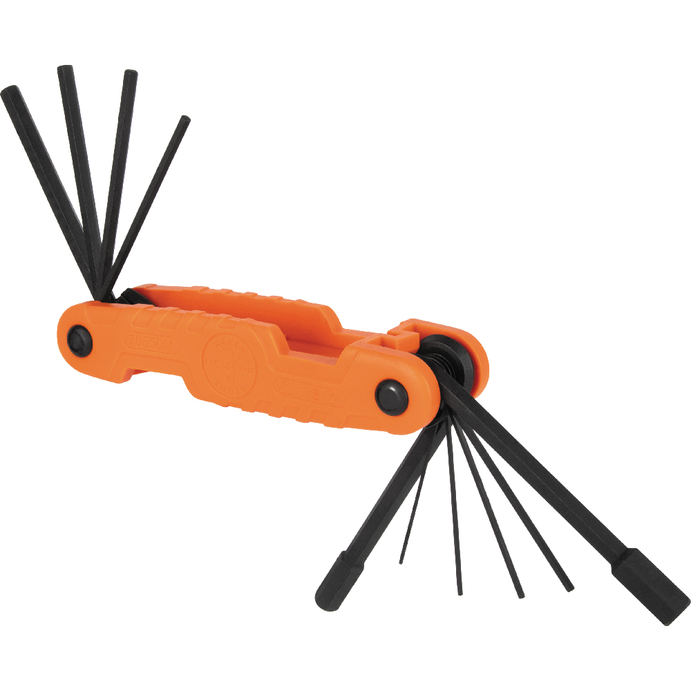 70550M KLEIN METRIC PRO FOLDING HEX KEY SET