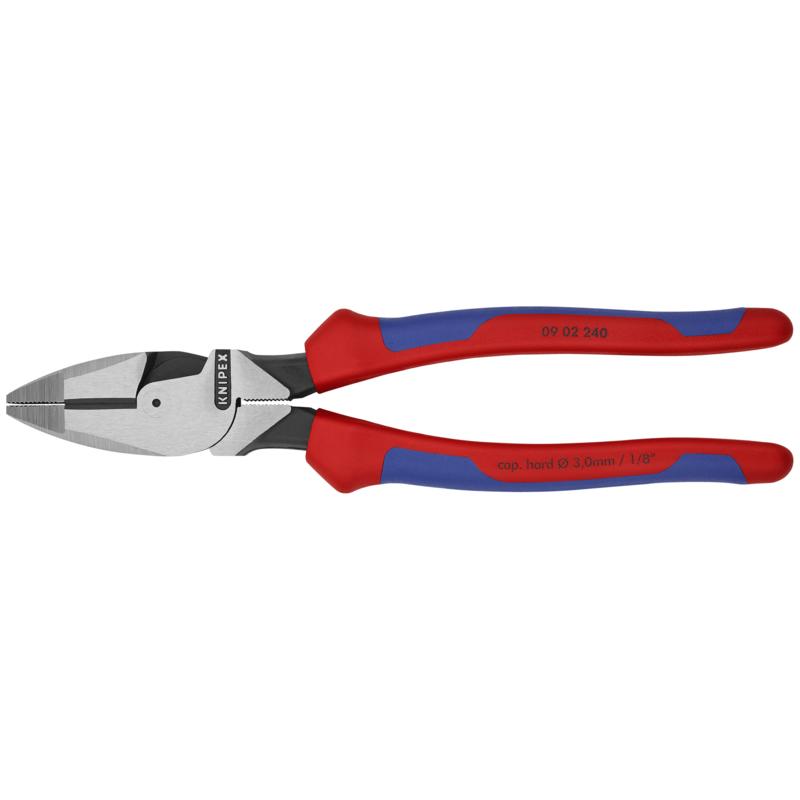 0902240SBA KNIPEX-TOOL 09 02 240 SBA 9 1/2IN HIGH LEVERAGE LINEMANS PLIERS NEW ENGLAND HEAD