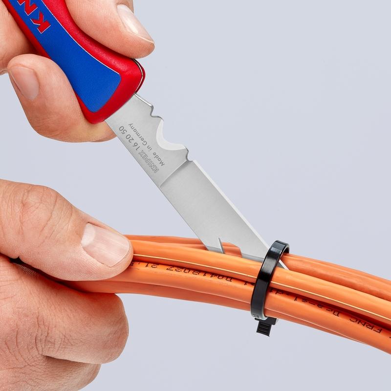 162050SB KNIPEX-TOOL 16 20 50 SB 8IN ELECTRICIANS FOLDING KNIFE