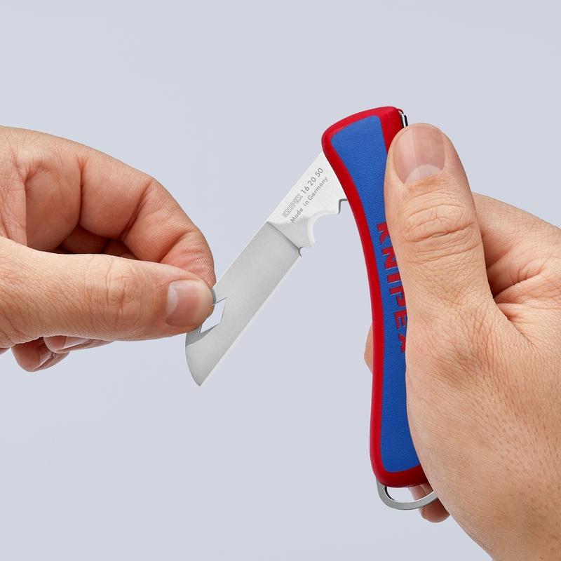 162050SB KNIPEX-TOOL 16 20 50 SB 8IN ELECTRICIANS FOLDING KNIFE