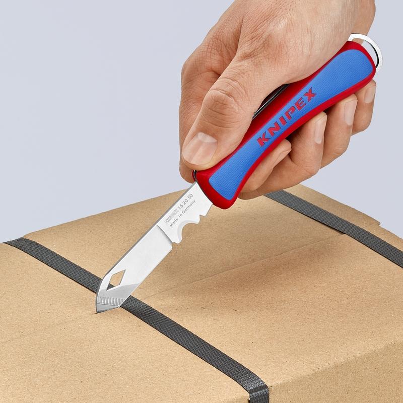 162050SB KNIPEX-TOOL 16 20 50 SB 8IN ELECTRICIANS FOLDING KNIFE