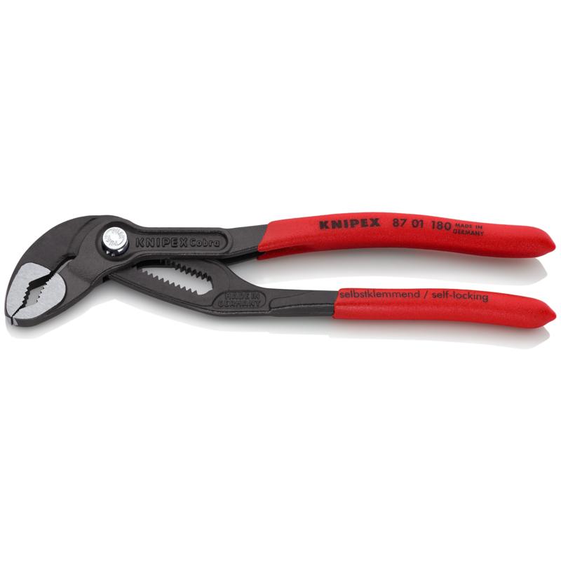 8701180SBA KNIPEX-TOOL 87 01 180 SBA 7 1/4IN COBRA WATER PUMP PLIERS