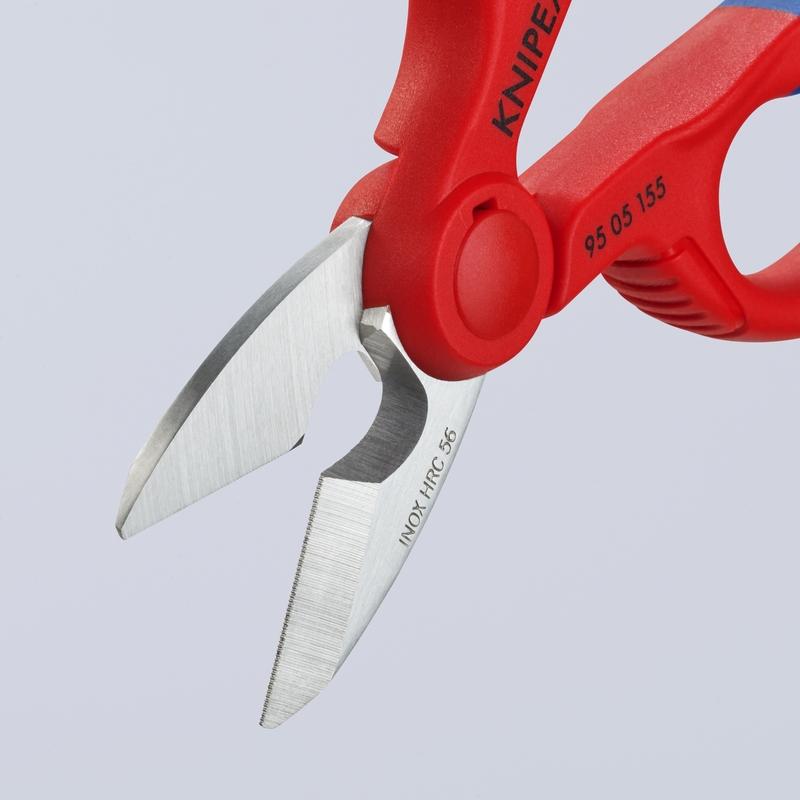 9505155SBA KNIPEX-TOOL 95 05 155 SBA 6 1/4IN ELECTRICIANS SHEARS