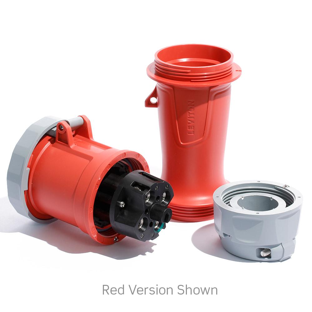 4100C9WLEV LEVITON 100 AMP PIN & SLEEVE CONNECTOR-BLUE