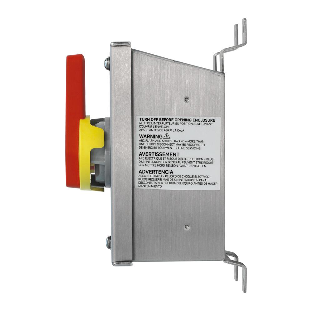 MDS6-AST LEVITON SLOPE TOP N/F DISC SW 60A-600V SS W AUX