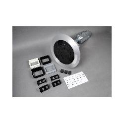 AV3ATCBK WALKER A/V FLUSH POKE-THRU ASSY/20A/BK/TC..