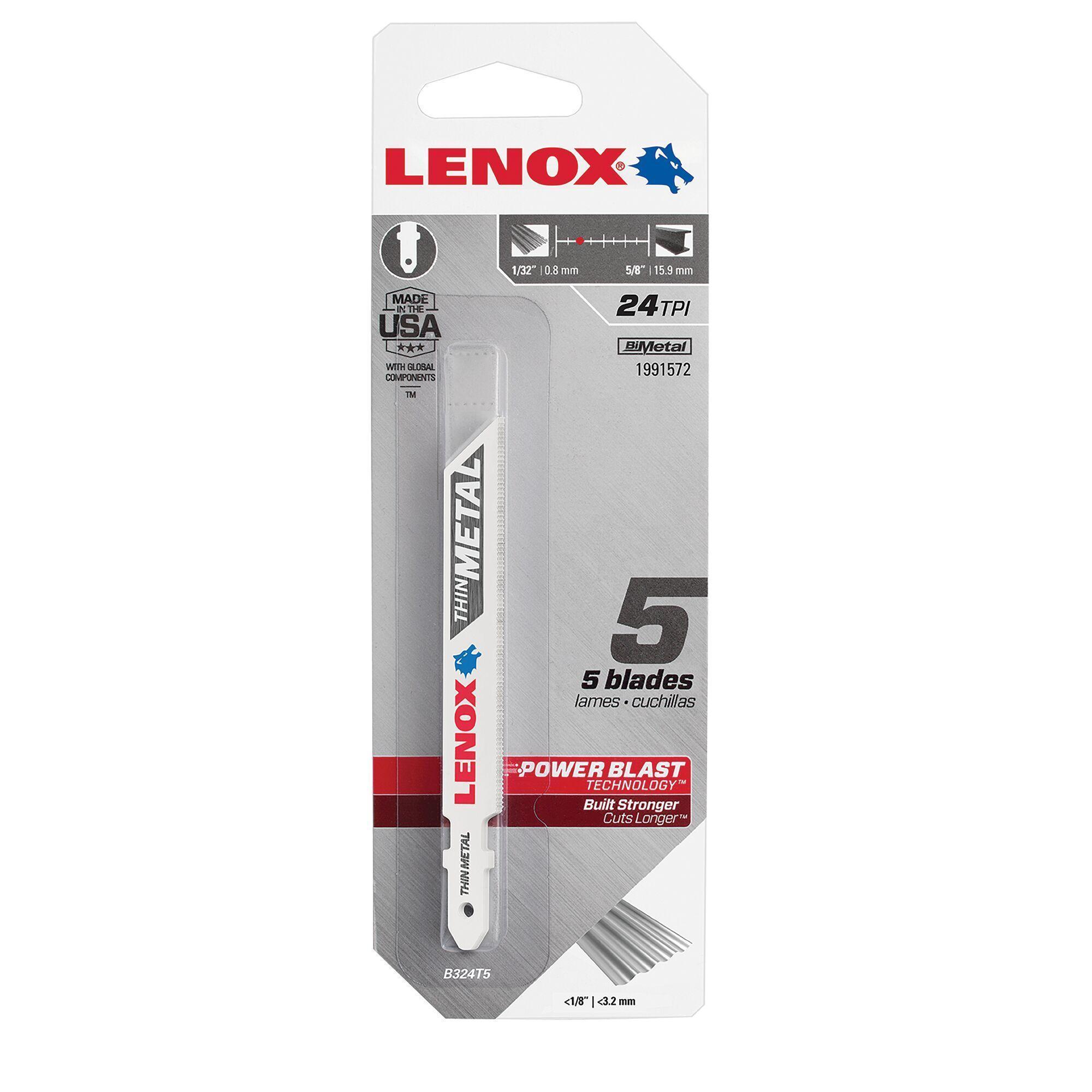 1991572 LENOX JIG B324T5 3-5/8 X 3/8 X 037 X 24 5/PK