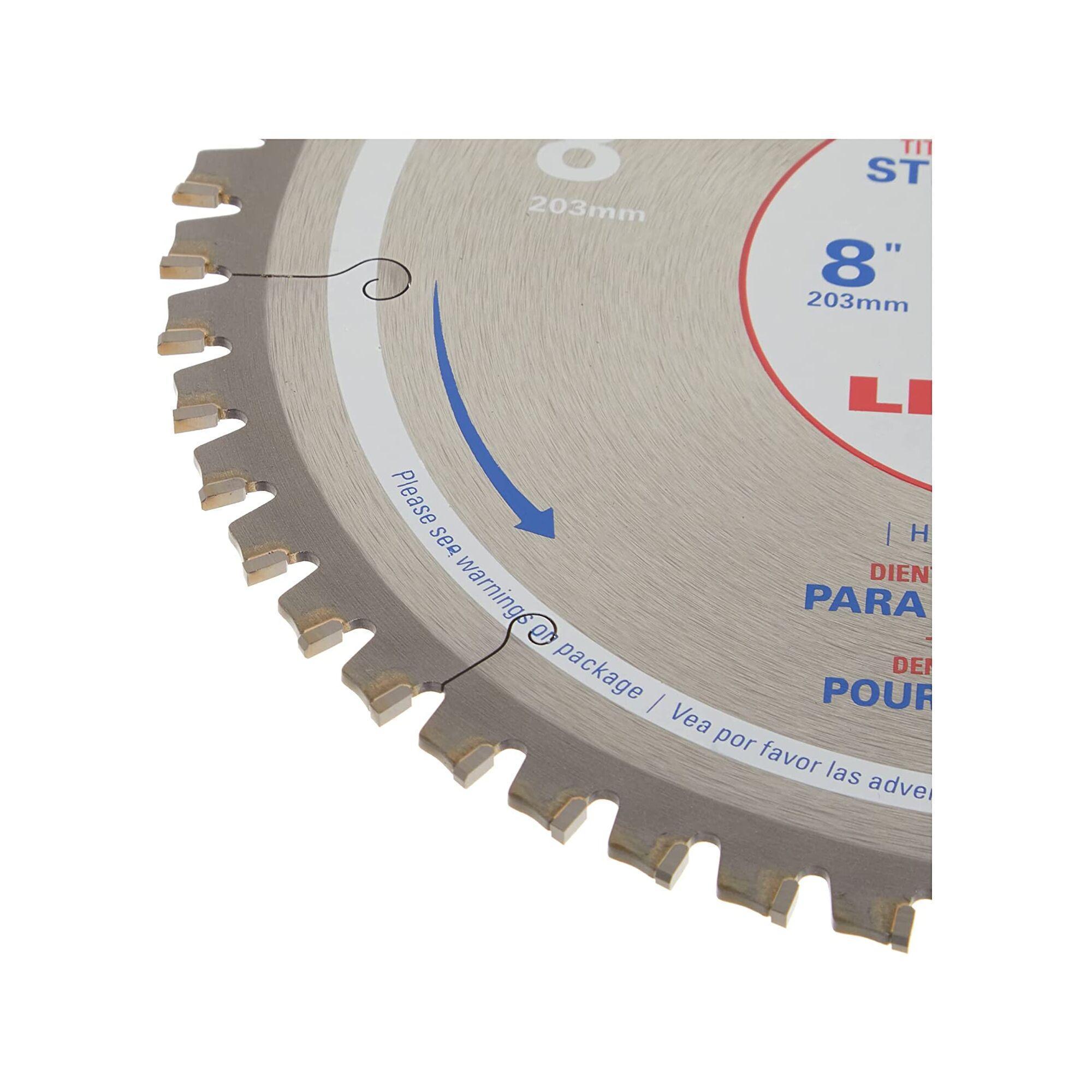 ST800050CT LEN 8" X 5/8" ARBOR CIRCULAR SAW BLADE 21884-ST800050CT 08247221884